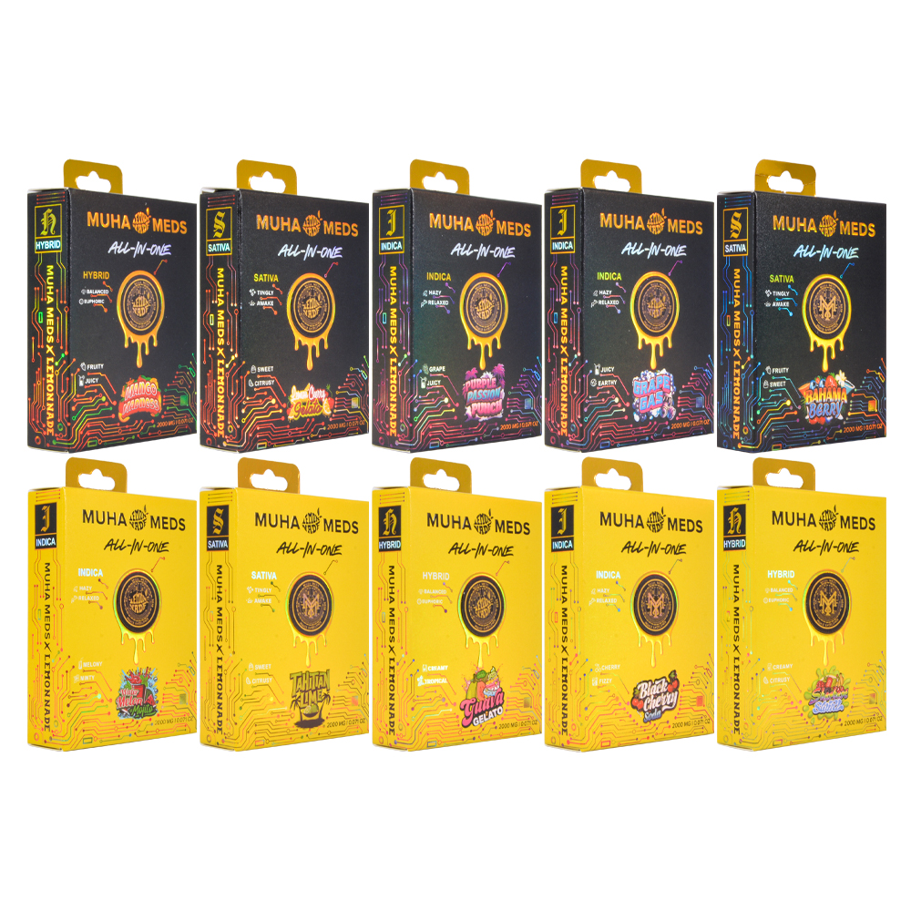 USA Stock Muha Meds X Lemonade Round 2g Disposable Vape Wholesale