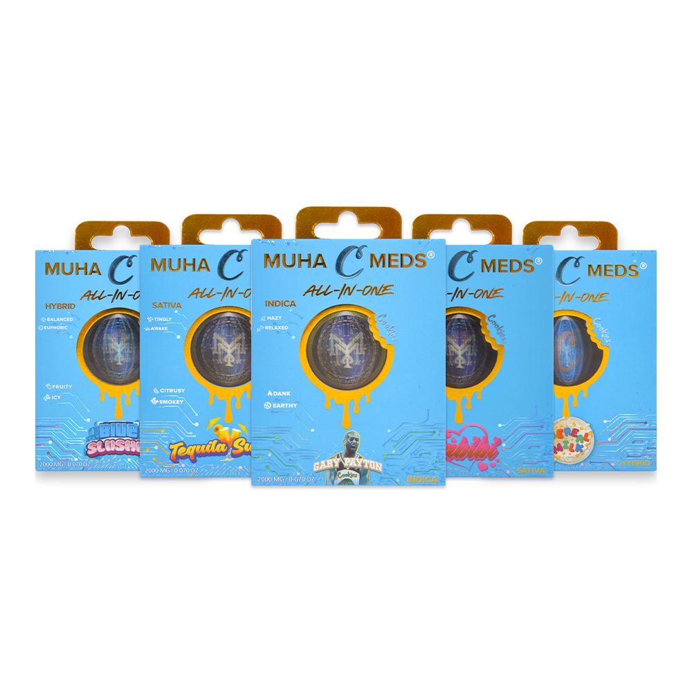 Muha Meds x Cookies 2g Collab Round Disposable Vape Empty Devices