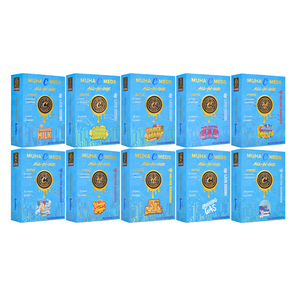 USA Warehouse Muha meds Cookeis Collab 2g Disposable LED Screen