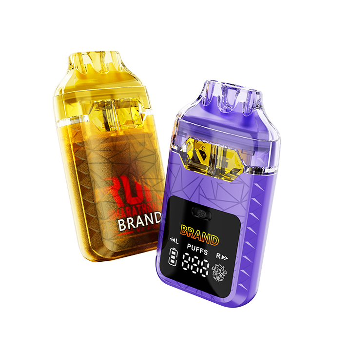 Crystal Dual Chamber Disposable 1ml 2ml Cannabis Vapes