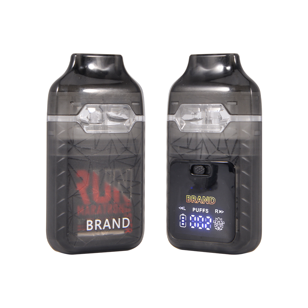 Crystal Dual Chamber Disposable 1ml 2ml Cannabis Vapes