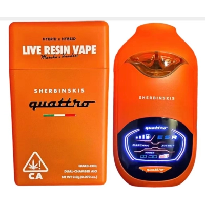 Sherbinskis Quattro 1ml+1ml Dual Chamber Disposable Vape Empty Devices Wholesale 01