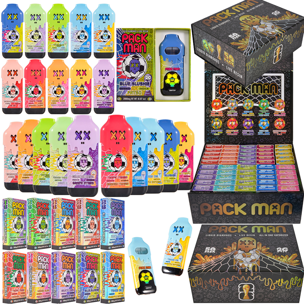 Packman Football 2g Dual Chamber Disposable With LED Screen