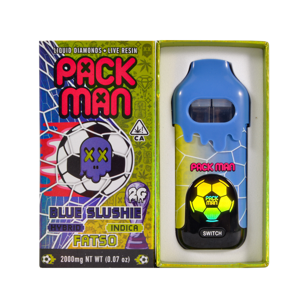 Packman Football 2g Dual Chamber Disposable With LED Screen