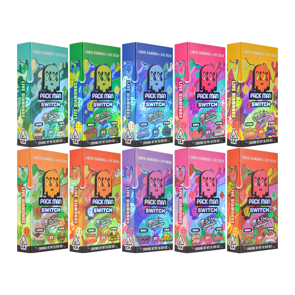 Packman v7 2g Disposable With Switch Screen Dual Chamber Vape