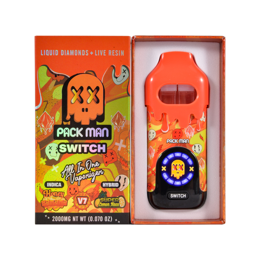 Packman v7 2g Disposable With Switch Screen Dual Chamber Vape