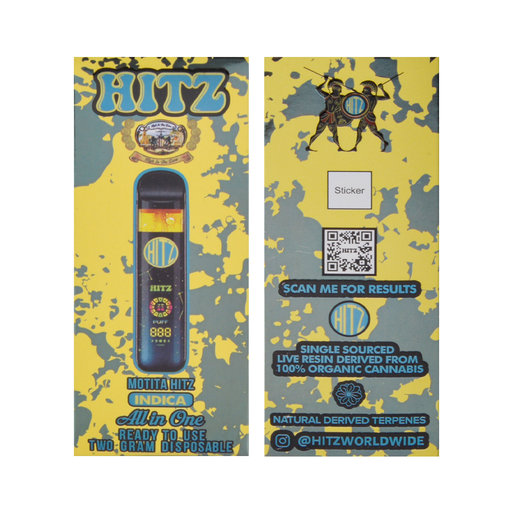 Hitz 2g Disposable Vape Sparta Collab Wholesale 