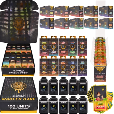 Muha Meds Blinkers Collab Disposable Vape Dual Chamber 1ML+1ML With Screen 01