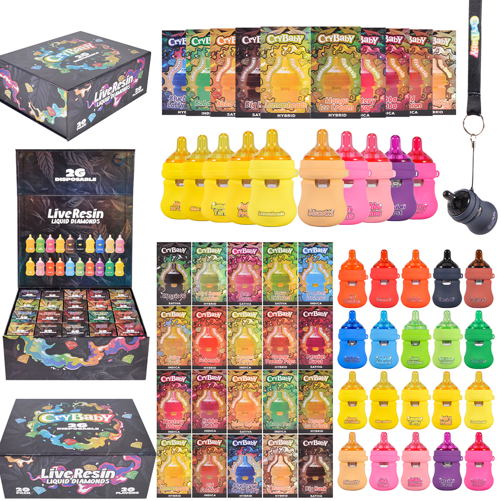 Crybaby 2g Disposable Baby Bottle Vape With LED Screen Wholesale 