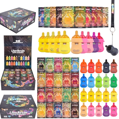 Crybaby 2g Disposable Baby Bottle Vape With LED Screen Wholesale  01