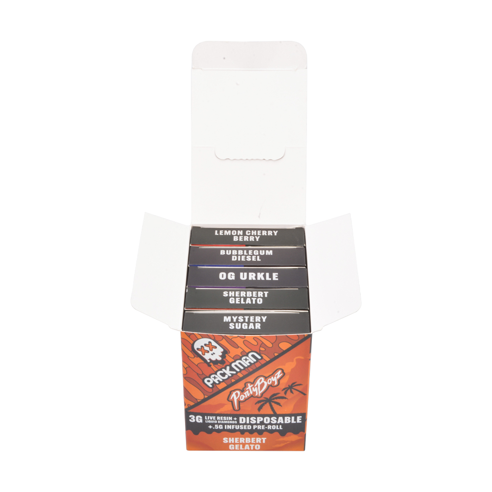 Packman X Panty Boyz 3g Disposable With Preroll Paper