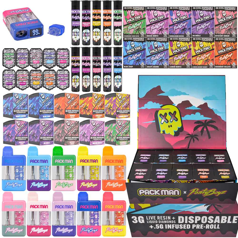 Packman X Panty Boyz 3g Disposable With Preroll Paper