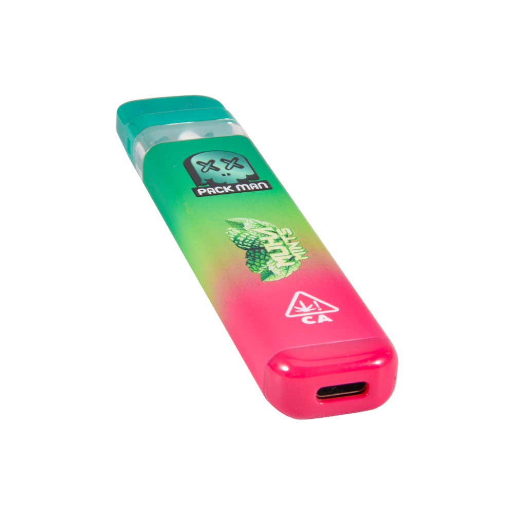 Whole melts X Packman 1g Empty CBD Disposable With Digital Screen