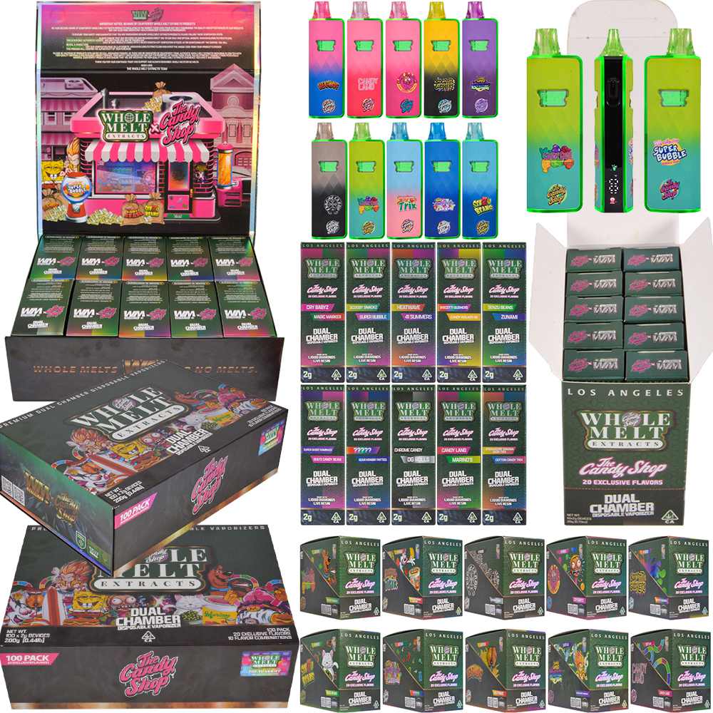 Whole melts The Candy Shop 1ml+1ml Disposable Dual Chamber Vape