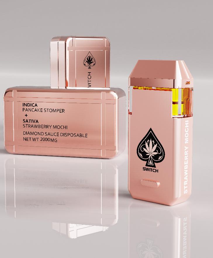 ACE Ultra Switch 1ML+1ML Disposable Dual Chamber Rosy Golden