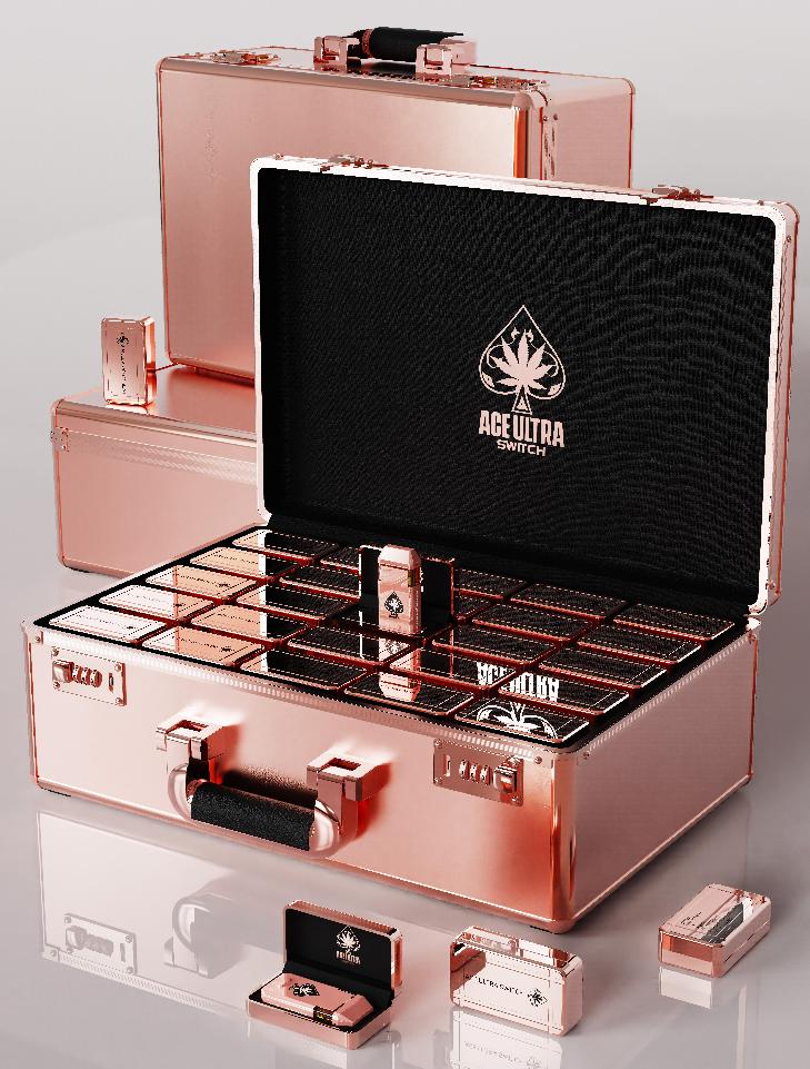 ACE Ultra Switch 1ML+1ML Disposable Dual Chamber Rosy Golden
