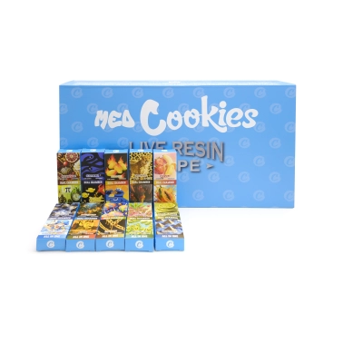 Meds Cookies Collab 1ML+1ML Dispo Dual Chamber Vape With LED Screen 02