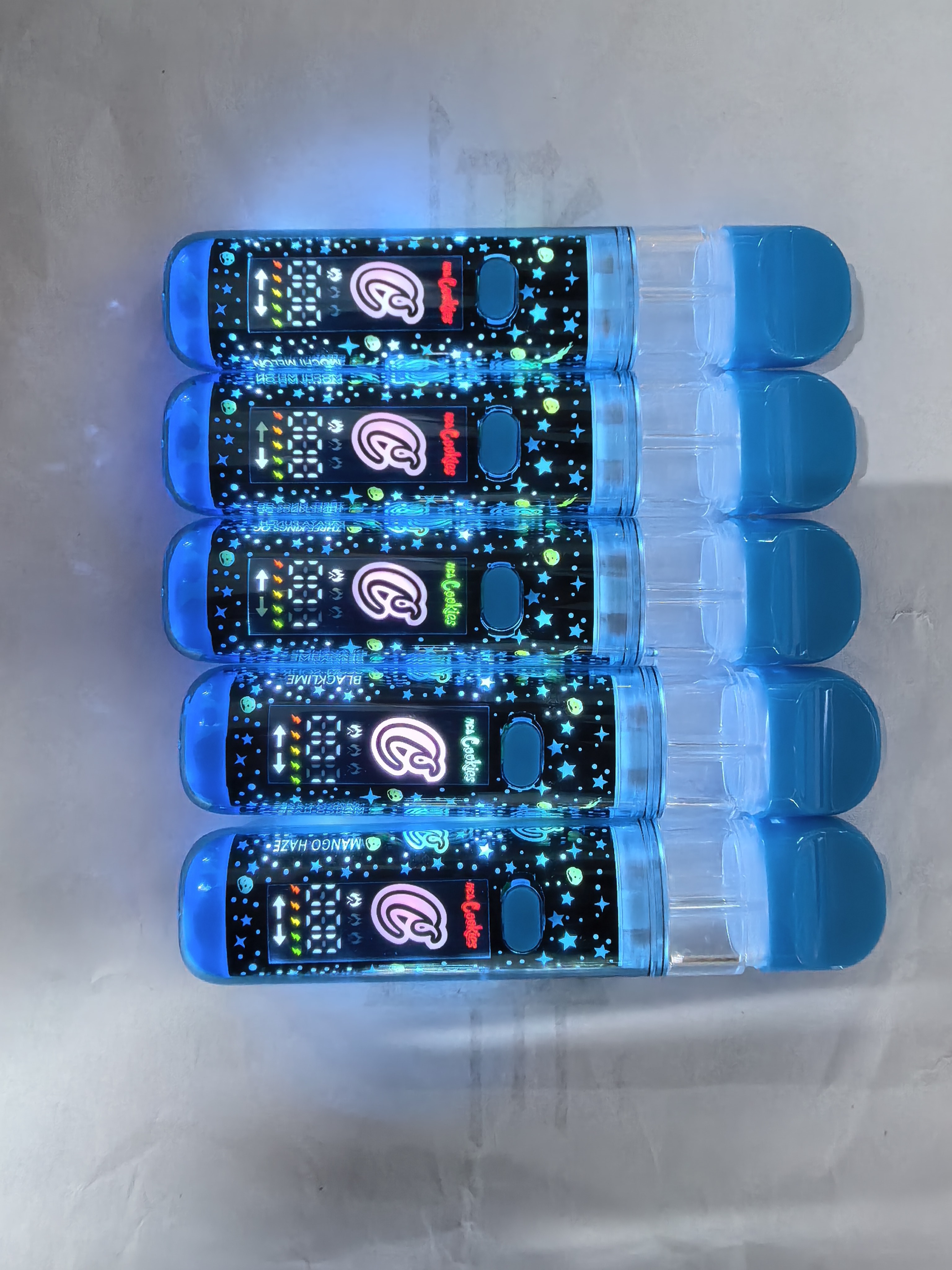 Meds Cookies Collab 1ML+1ML Dispo Dual Chamber Vape With LED Screen