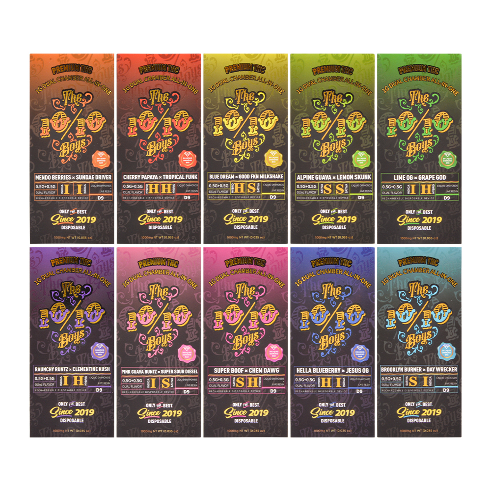 1010 Boys Vape 2g With Screen Wholesale Dual Chamber