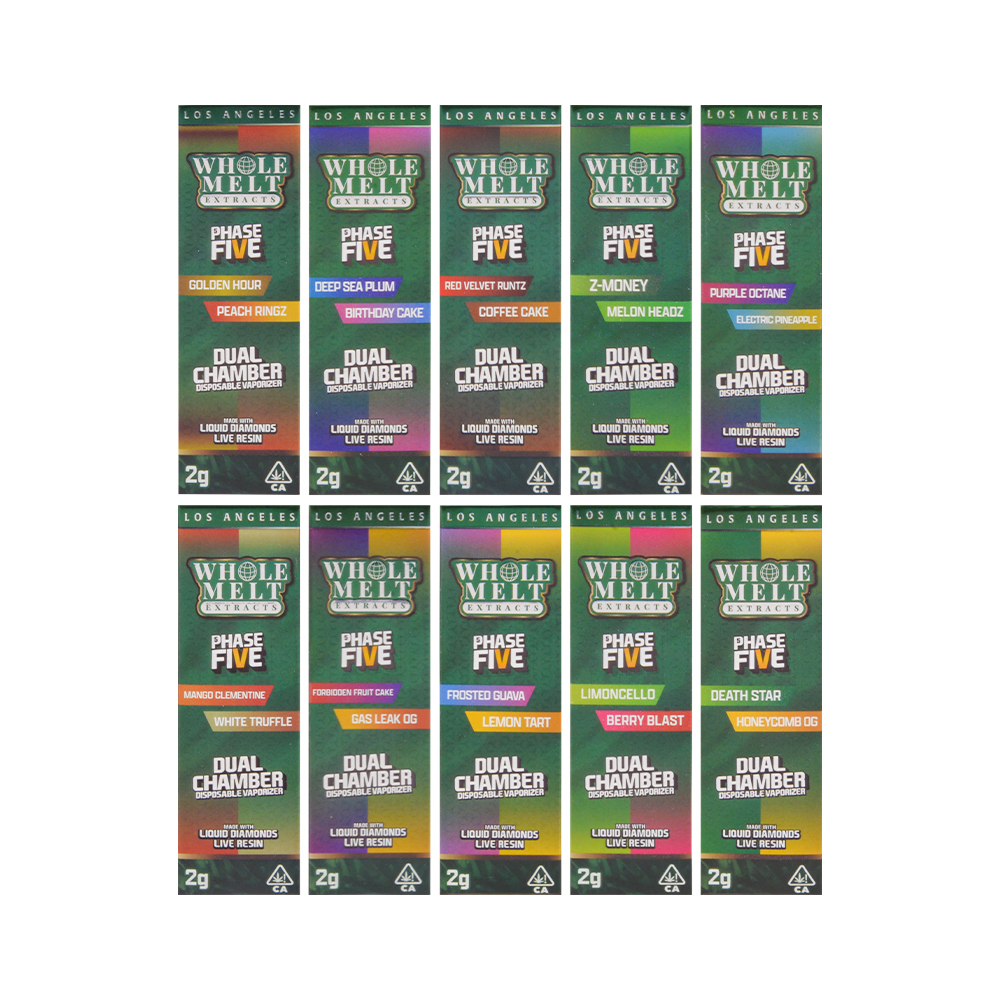 Phase 5 Whole Melt 1ML+1ML Disposable Vape Empty Dispo Wholesale