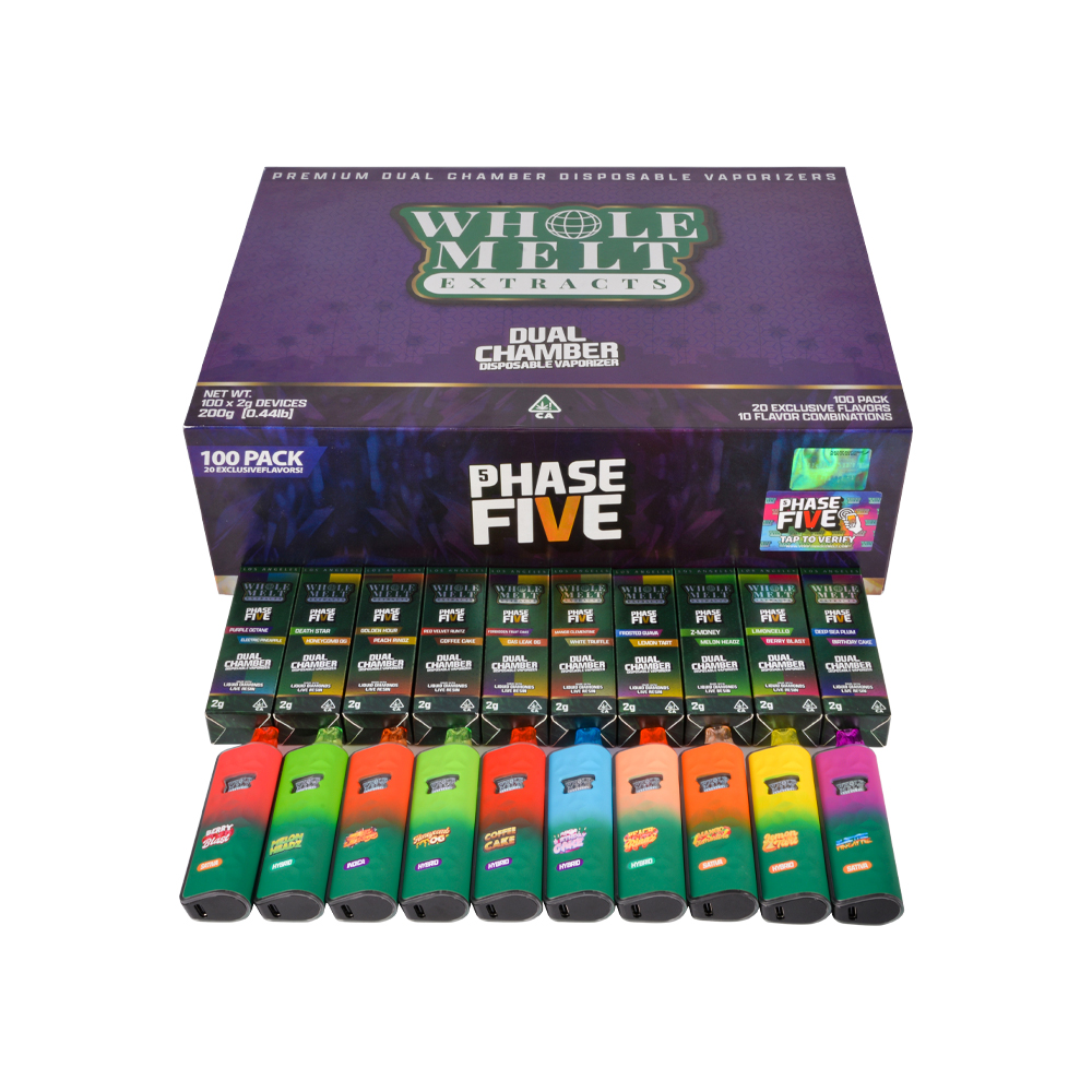 Phase 5 Whole Melt 1ML+1ML Disposable Vape Empty Dispo Wholesale