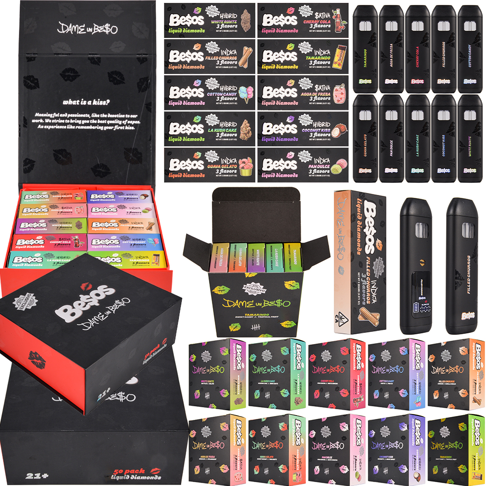 Besos 2g Dual Chamber Disposable Wholesale Vape With  Screen