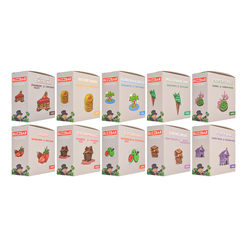 Buzz Bar 1ml+1ml Disposable Vape Dual Chamber Disposable 