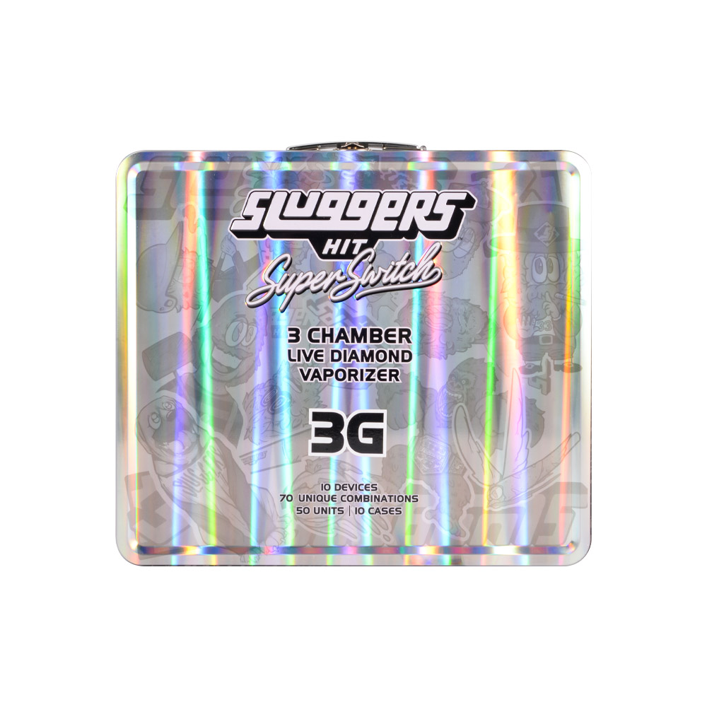 Sluggers Hitz Switch 3g Disposable VapeTriple Tanks With Digital Screen