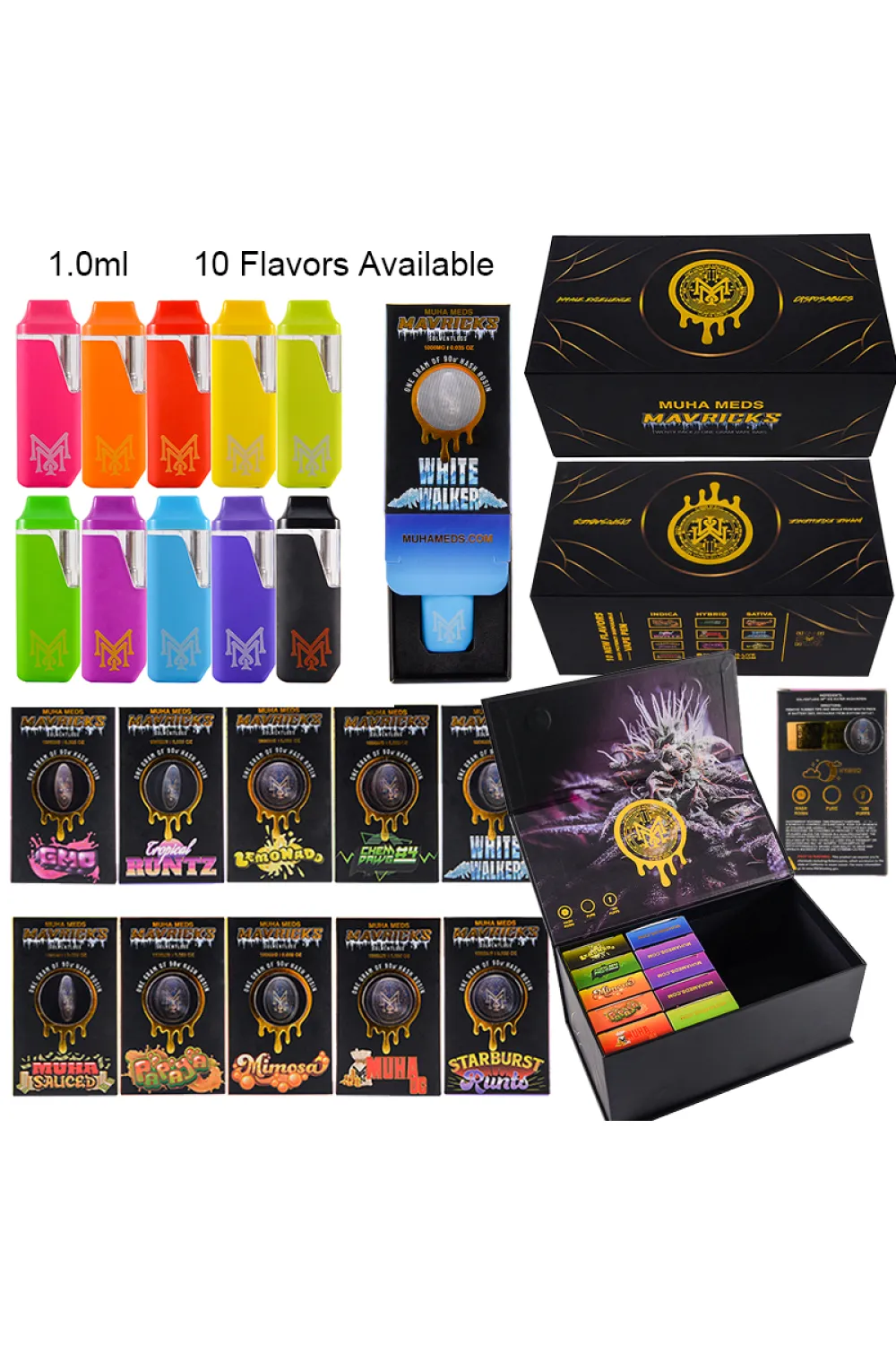 It's the best quantity Muha Meds disposable vape pens.