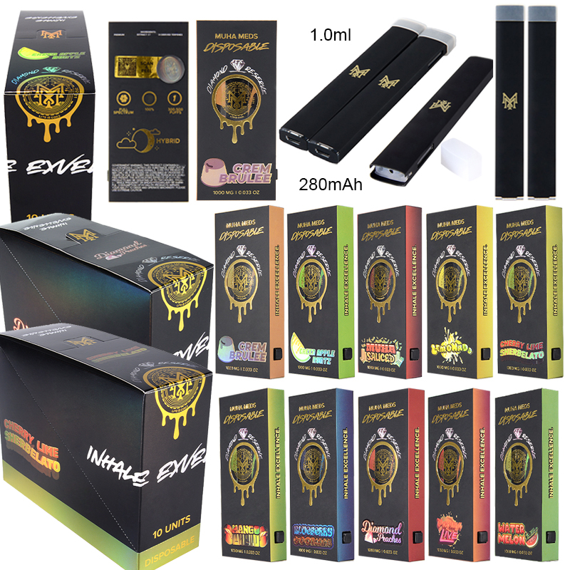 200pcs/lot USA Muha Meds 1g Disposable