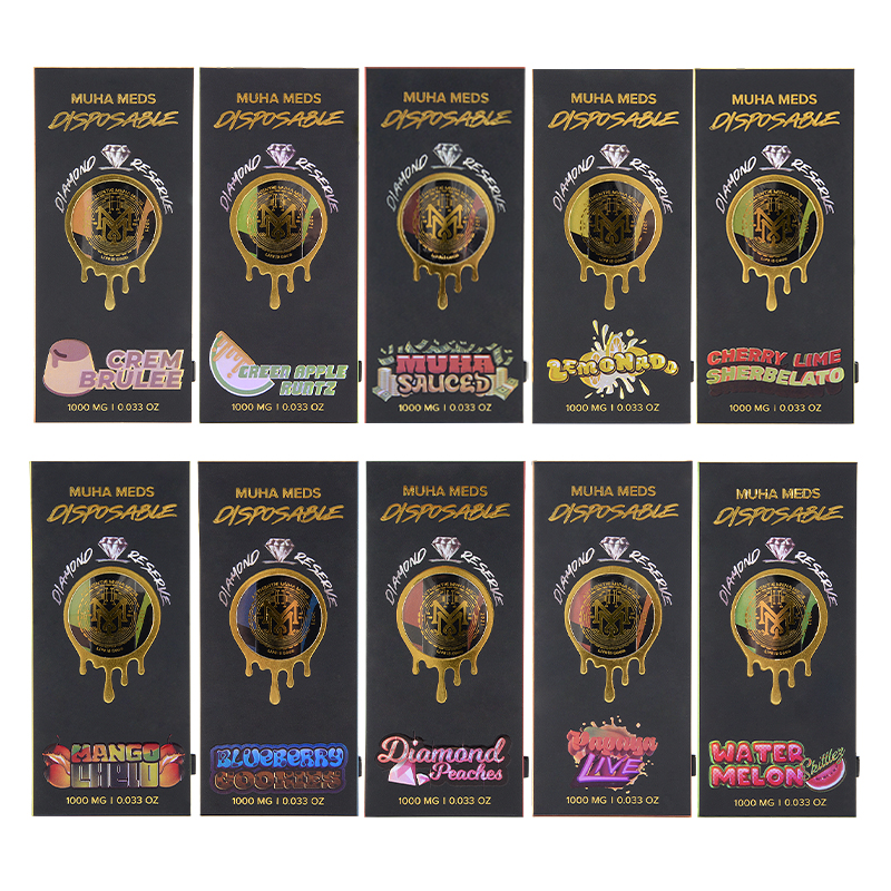 200pcs/lot USA Muha Meds 1g Disposable