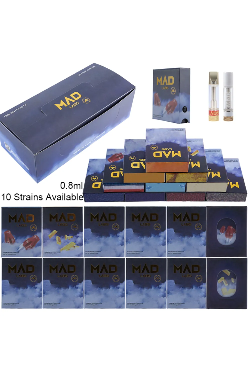 Mad Labs 1g Carts
