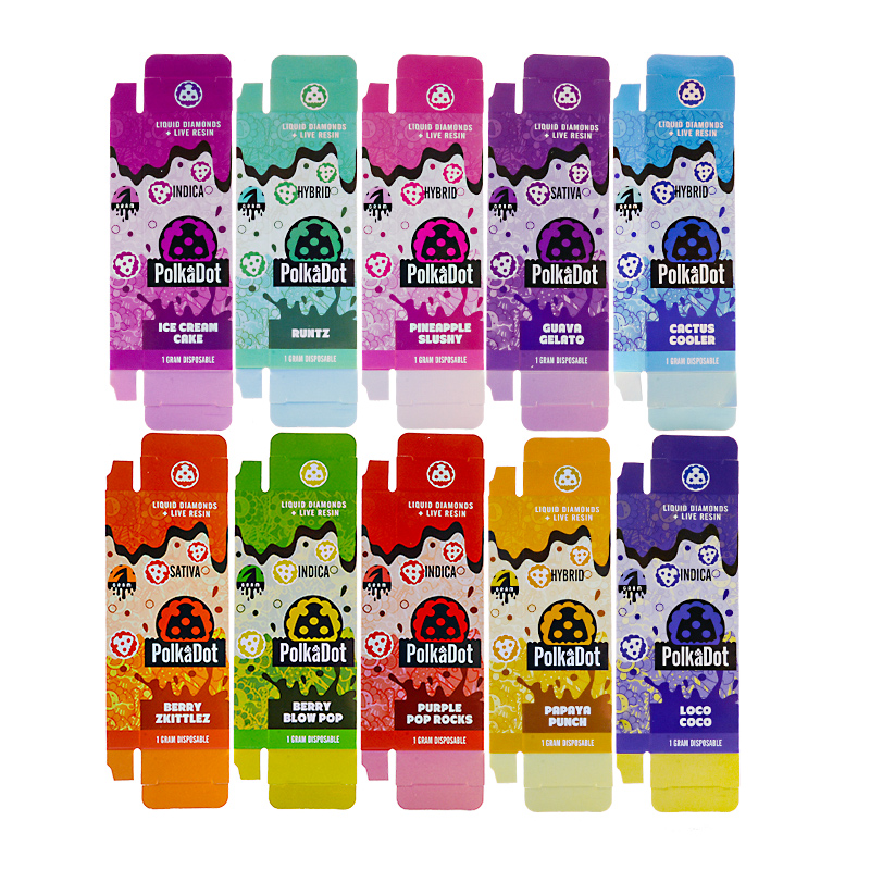Polka Dot 1g Liquid Diamonds+Live Resin Disposable