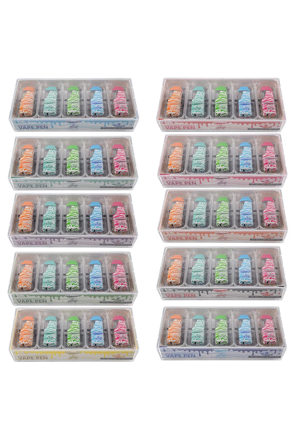 100pcs/lot USA Packwoods X Runtz 1g Stripe Disposable