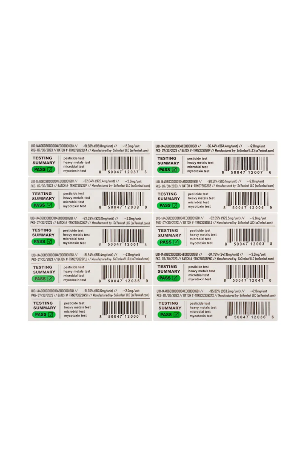 500pcs/lot USA Turn Up Turn Down 1g Disposable