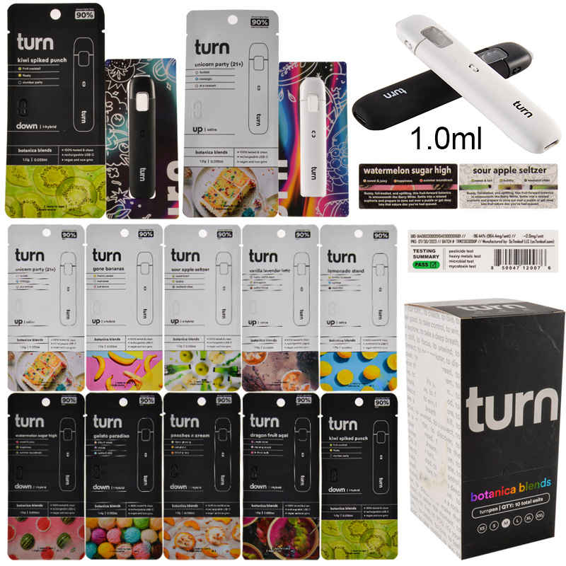 500pcs/lot USA Turn Up Turn Down 1g Disposable