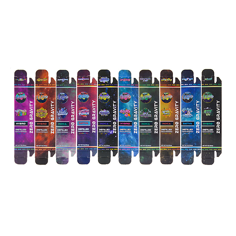 100pcs/lot USA Zero Gravity 1g Disposable