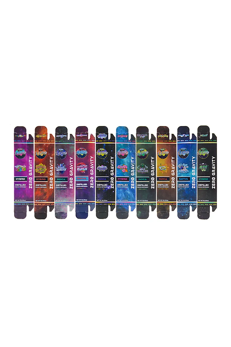 100pcs/lot USA Zero Gravity 1g Disposable