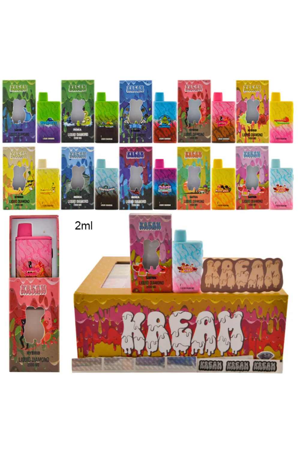 Kream 2g Liquid Diamond Disposable
