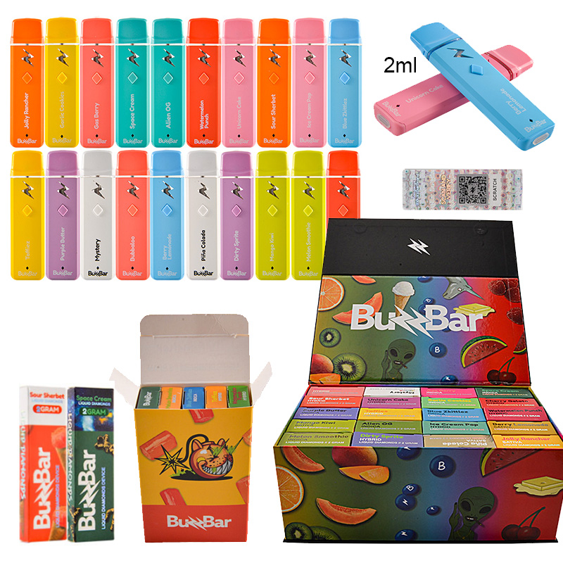 500pcs/lot 2g Buzz Bar Disposable in USA