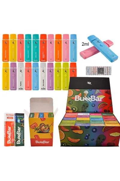 500pcs/lot 2g Buzz Bar Disposable in USA 01