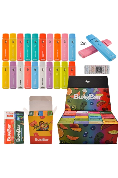 500pcs/lot 2g Buzz Bar Disposable in USA 01