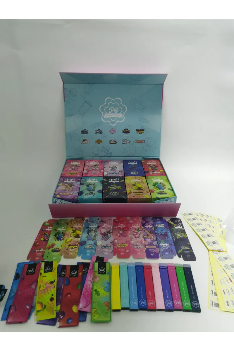 200pcs/lot USA 1g Piff Bar Candy Edtion Disposable