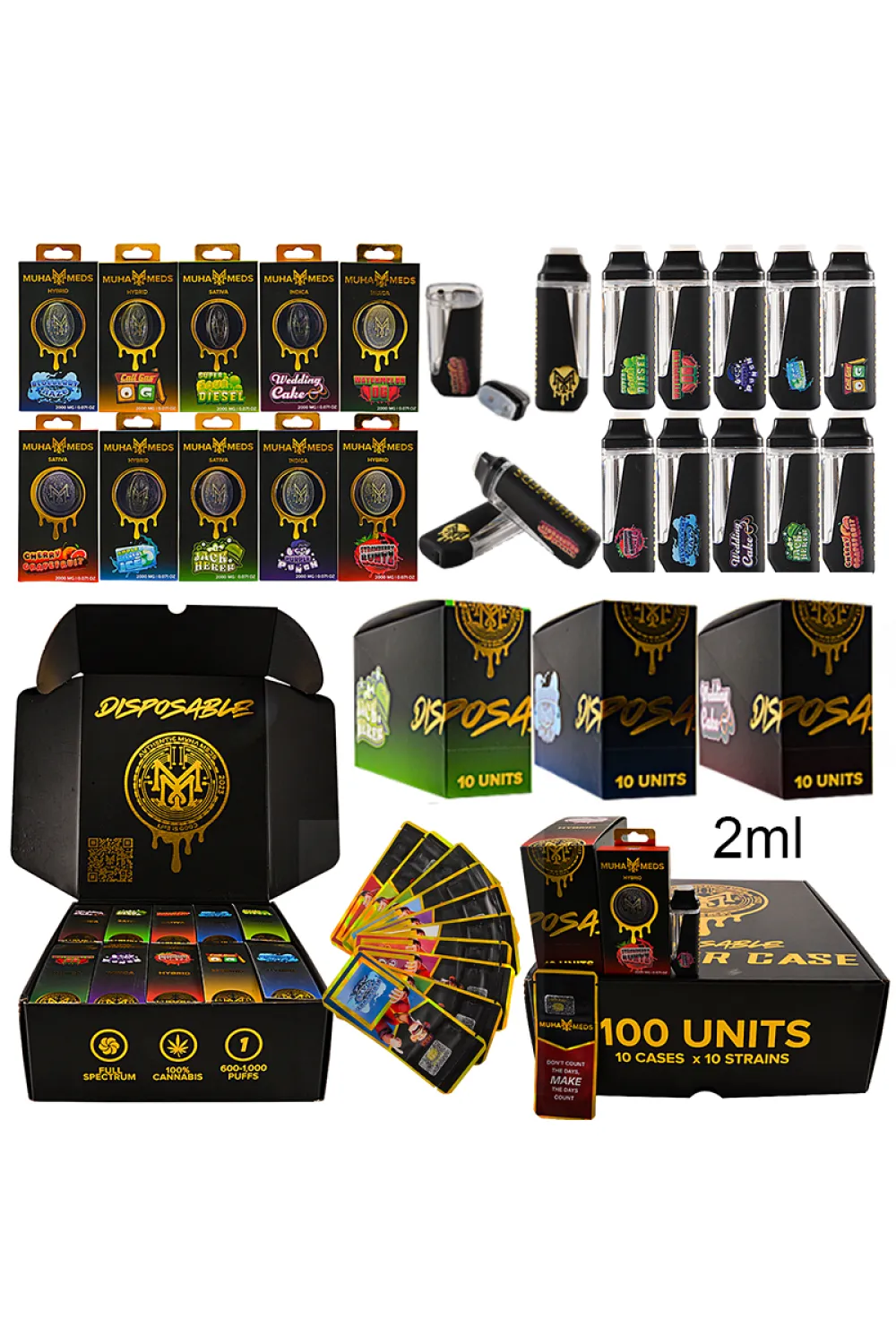 Authentic Muha Meds Maverick 2g Disposable