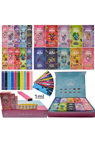 200pcs/lot USA 1g Piff Bar Candy Edtion Disposable 01