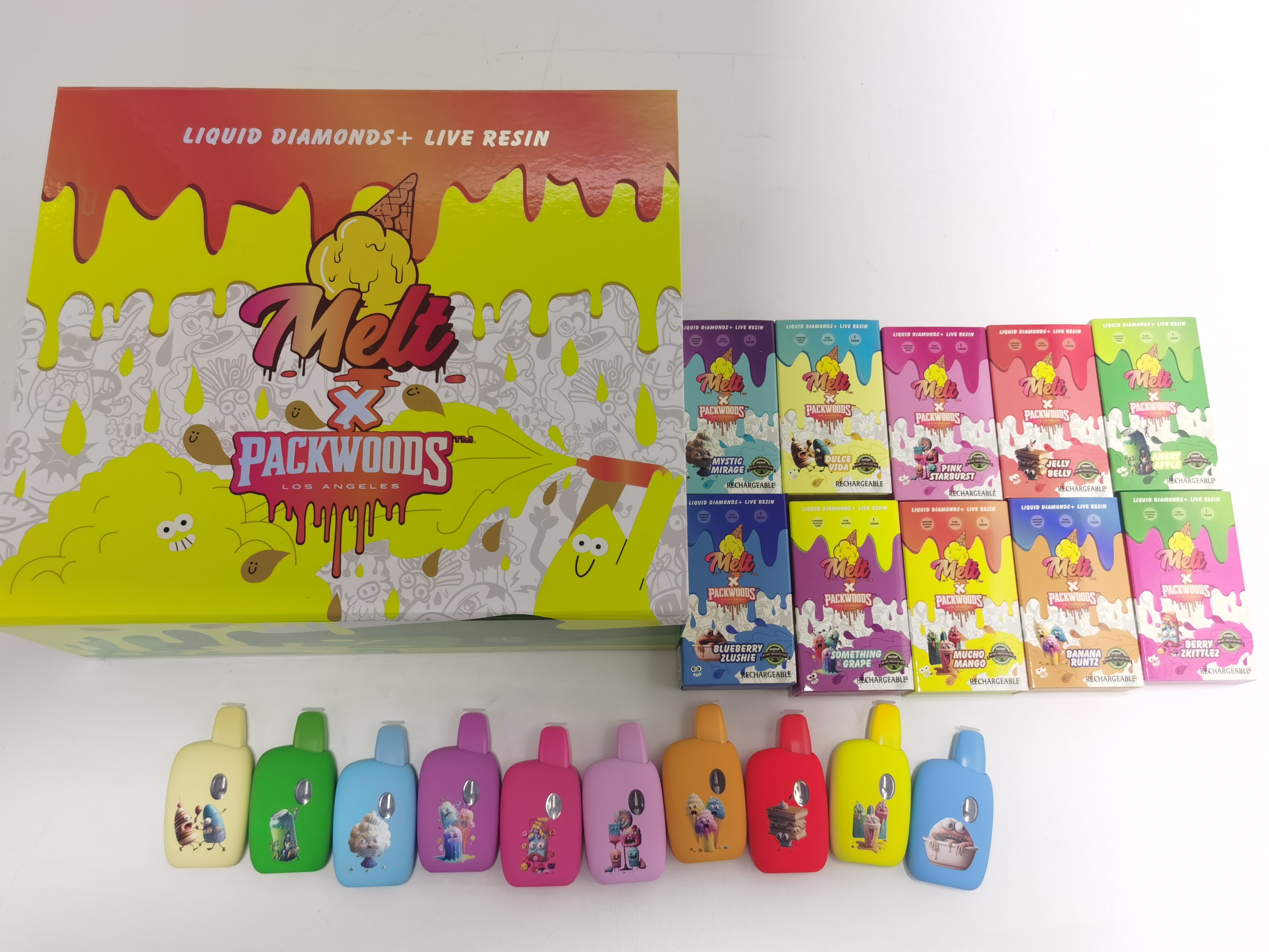 500pcs/lot USA 1g Melt Packwoods Disposable