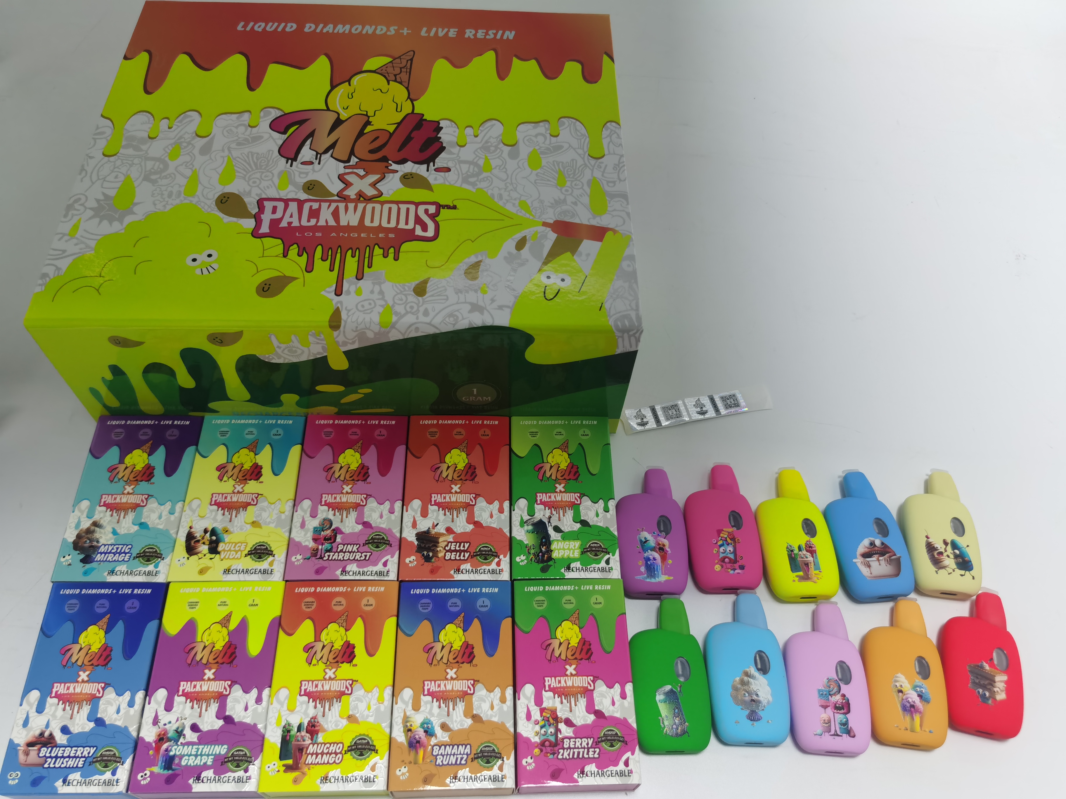 500pcs/lot USA 1g Melt Packwoods Disposable