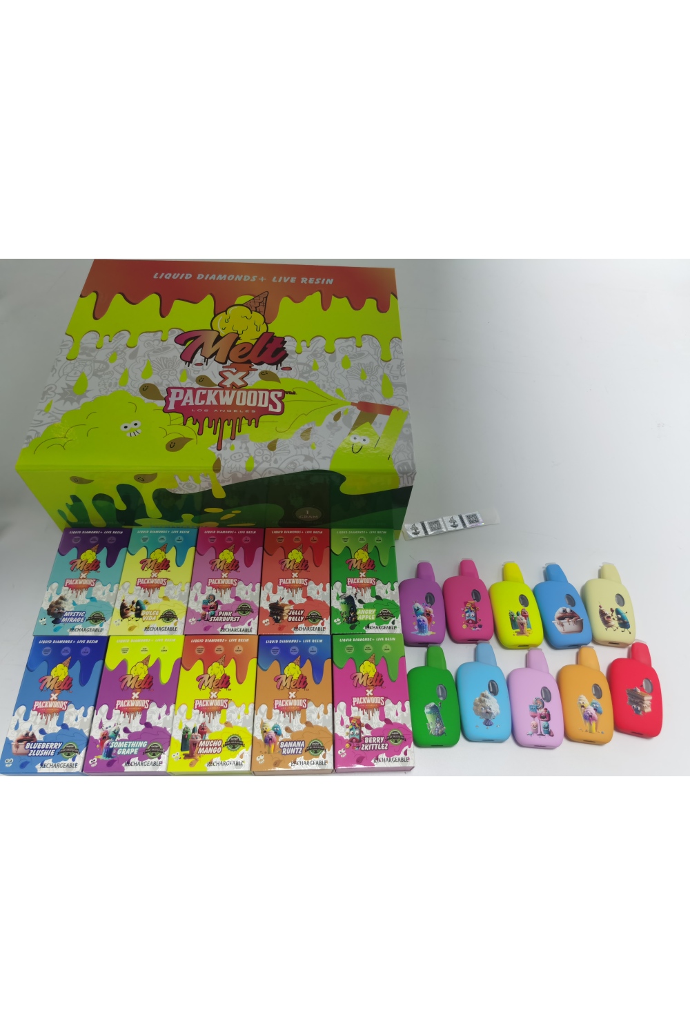 500pcs/lot USA 1g Melt Packwoods Disposable