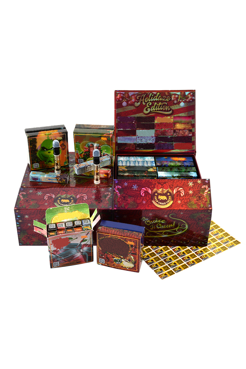 Gold Coast Clear Holidaze Edition Carts