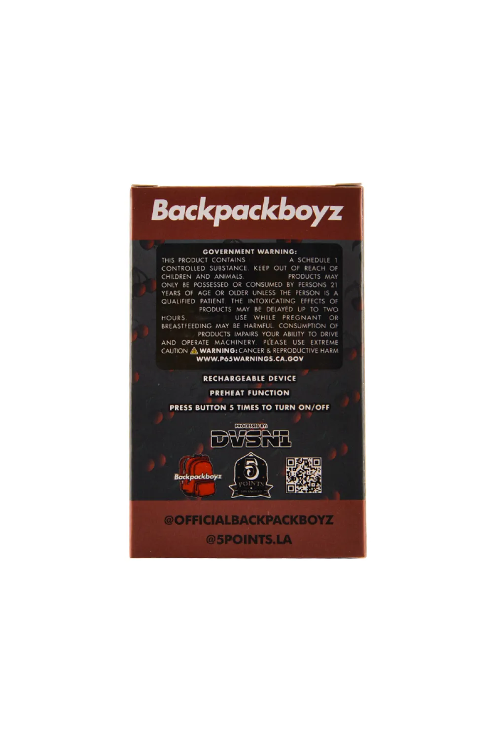 Backpackboyz 1g Premium Live Resin Liquid Diamond Disposable